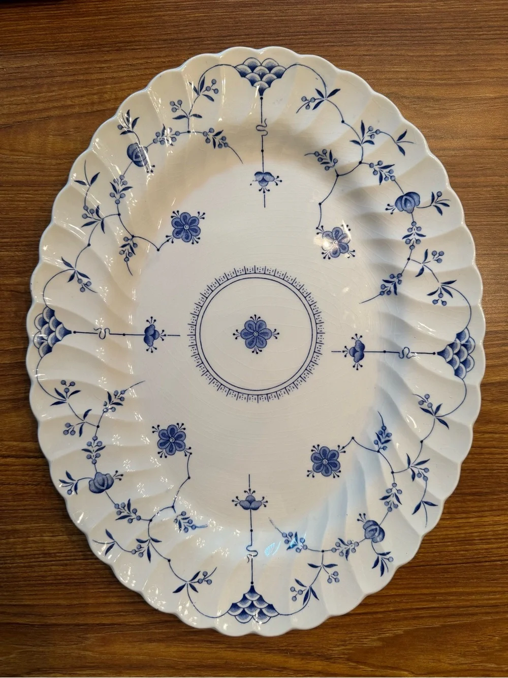 Vintage Finlandia 14” Oval Serving Platter  by MYOTT STAFFORDSHIRE
